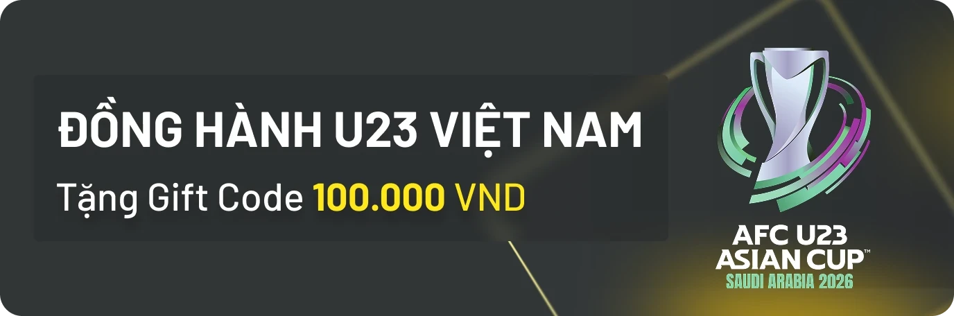 TIP88 Tặng Gift Code 100,000 VND khi U23 Việt Nam giành vé vào Bán Kết (16/01/2026)