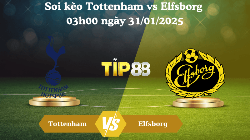 TIP88 Nhận định soi kèo Tottenham vs Elfsborg 03h00 ngày 31/01/2025 - Europa League