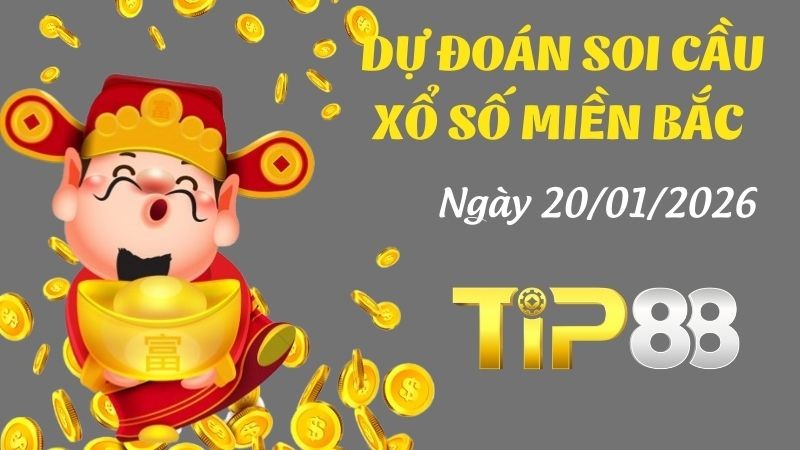 TIP88 Dự đoán soi cầu xổ số miền Bắc hôm nay ngày 20/01/2026 [Đỉnh Nhất]