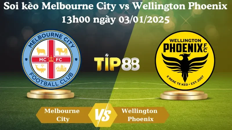 TIP88 Nhận định soi kèo Melbourne City vs Wellington Phoenix 13h00 ngày 03/01/2025 - VĐQG Úc