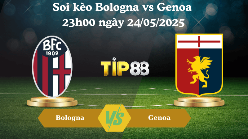 TIP88 Nhận định soi kèo Bologna vs Genoa 23h00 ngày 24/05/2025 - Serie A