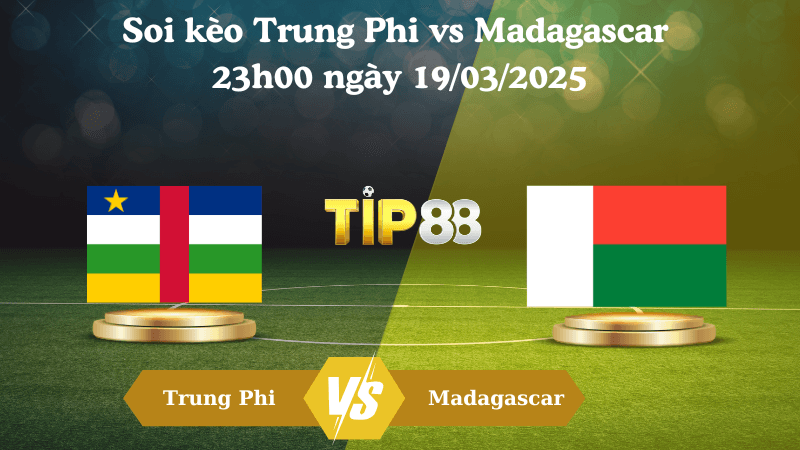 TIP88 Nhận định soi kèo Trung Phi vs Madagascar 23h00 ngày 19/03/2025 - Vòng loại World Cup 2026