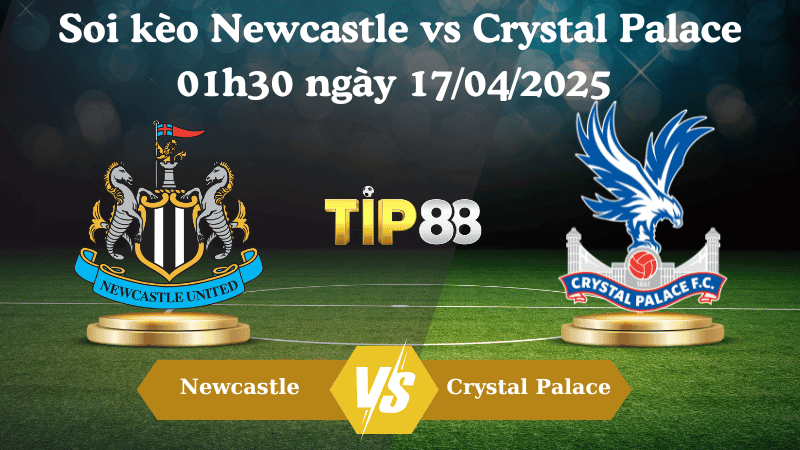 TIP88 Nhận định soi kèo Newcastle vs Crystal Palace 01h30 ngày 17/04/2025 - Ngoại hạng Anh