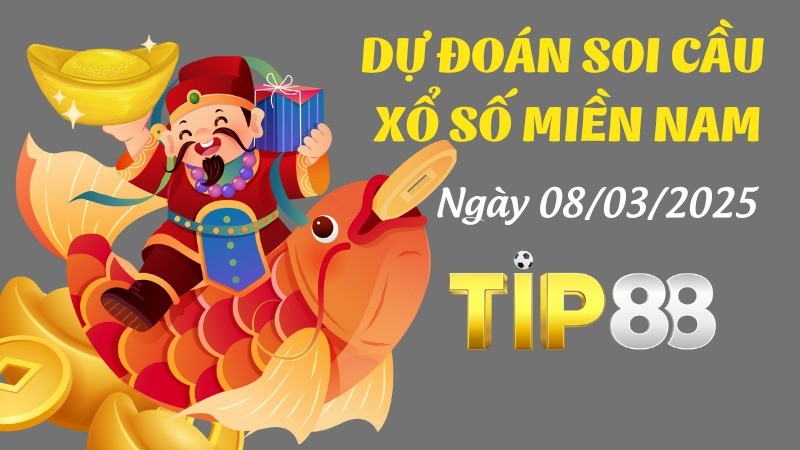 TIP88 Dự Đoán Soi Cầu Xổ Số Miền Nam Ngày 08/07/2025 - Dự Đoán Con Lô Chắc Chắn Về
