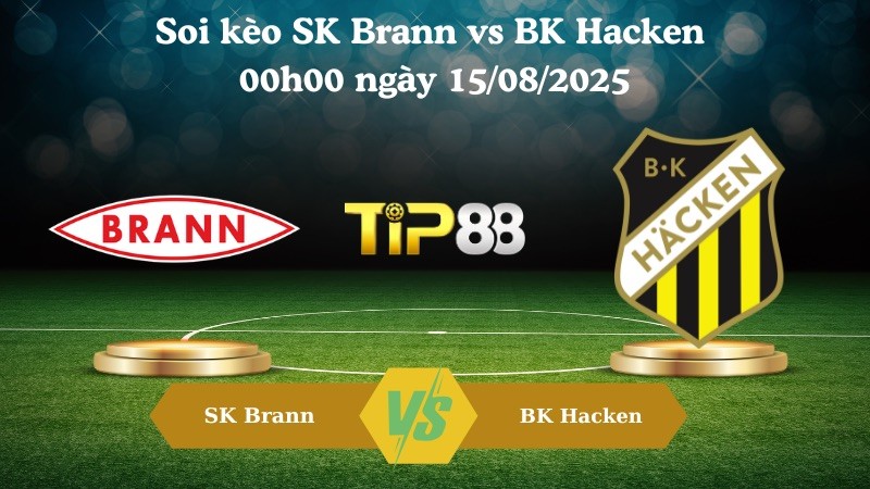 TIP88 Nhận định soi kèo SK Brann vs BK Hacken 00h00 ngày 15/08/2025 - Vòng loại Europa League