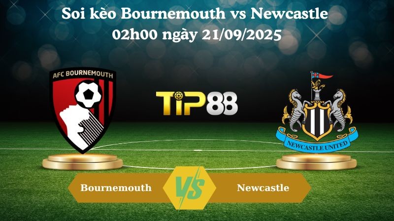 TIP88 Nhận định soi kèo Bournemouth vs Newcastle 02h00 ngày 21/09/2025 - Ngoại hạng Anh