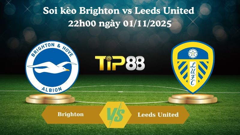 TIP88 Nhận định soi kèo Brighton vs Leeds United 22h00 ngày 01/11/2025 – Ngoại hạng Anh